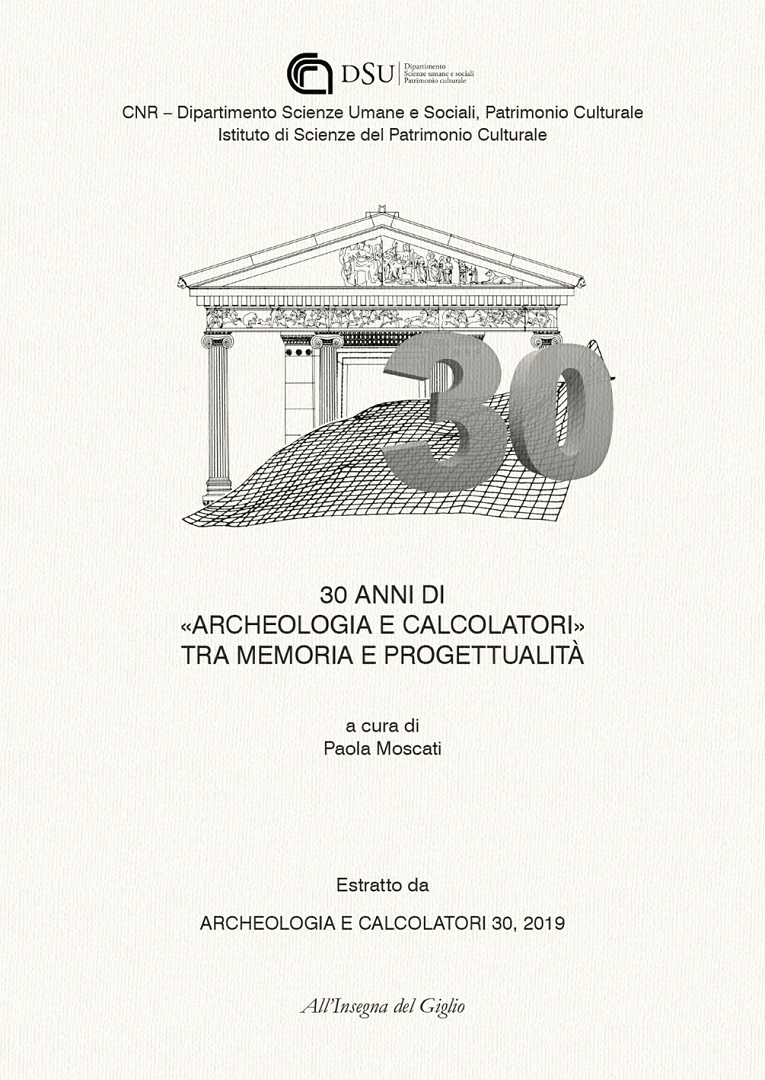 Archeologia e Calcolatori - Volume 30 cover